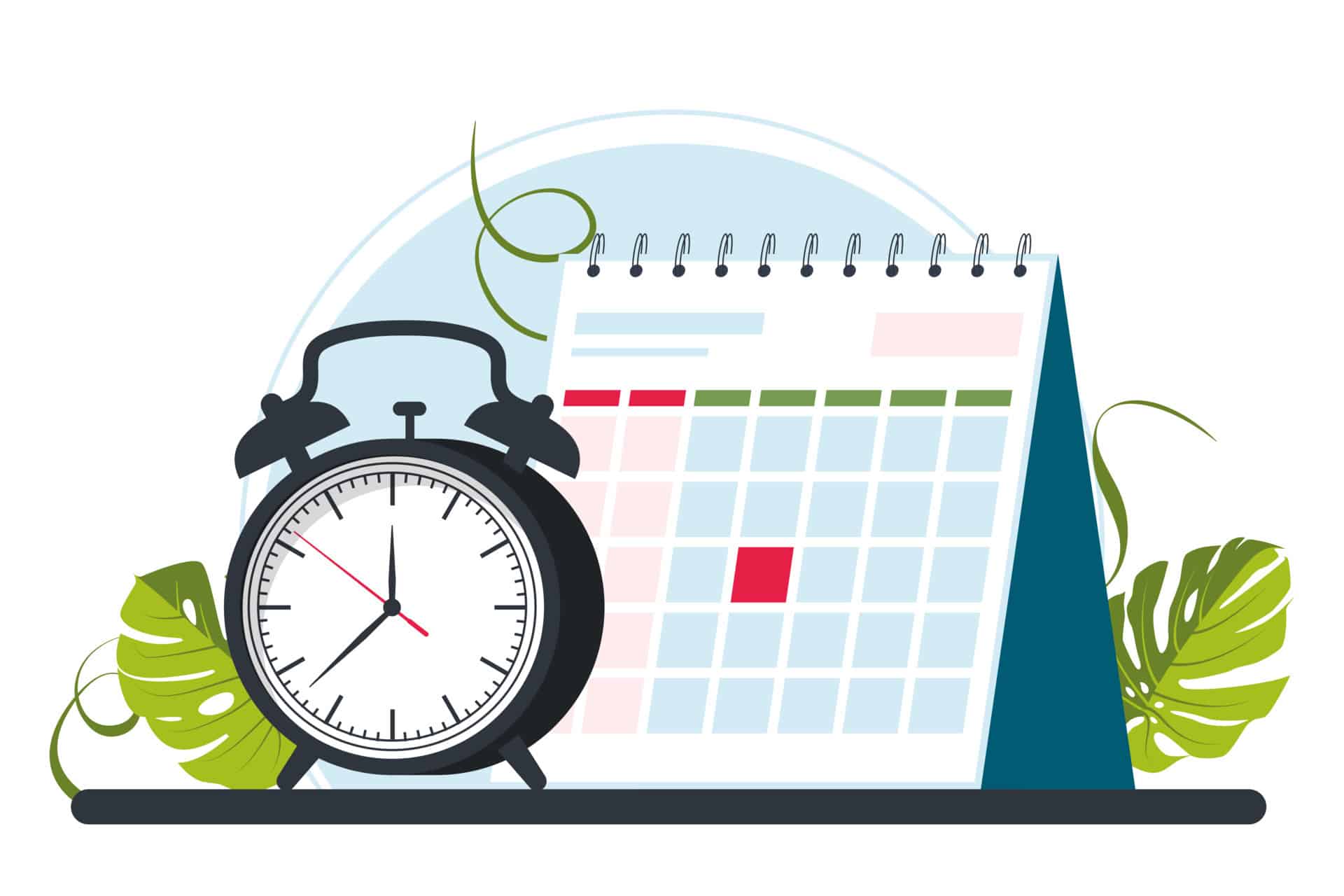 4485534-calendrier-horloges-reveil-temps-gestion-concept-delai-rendez-vous-important-date-concept-calendrier-date-delai-notification-vector-illustration-vectoriel