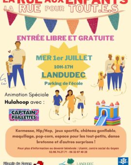 LA RUE AUX ENFANTS – Mercredi 1er Juillet LA RUE AUX ENFANTS – Mercredi 1er Juillet