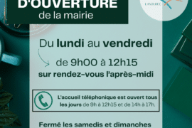 HORAIRES DE LA MAIRIE