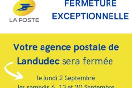 Fermeture exceptionnelle de l’agence postale
