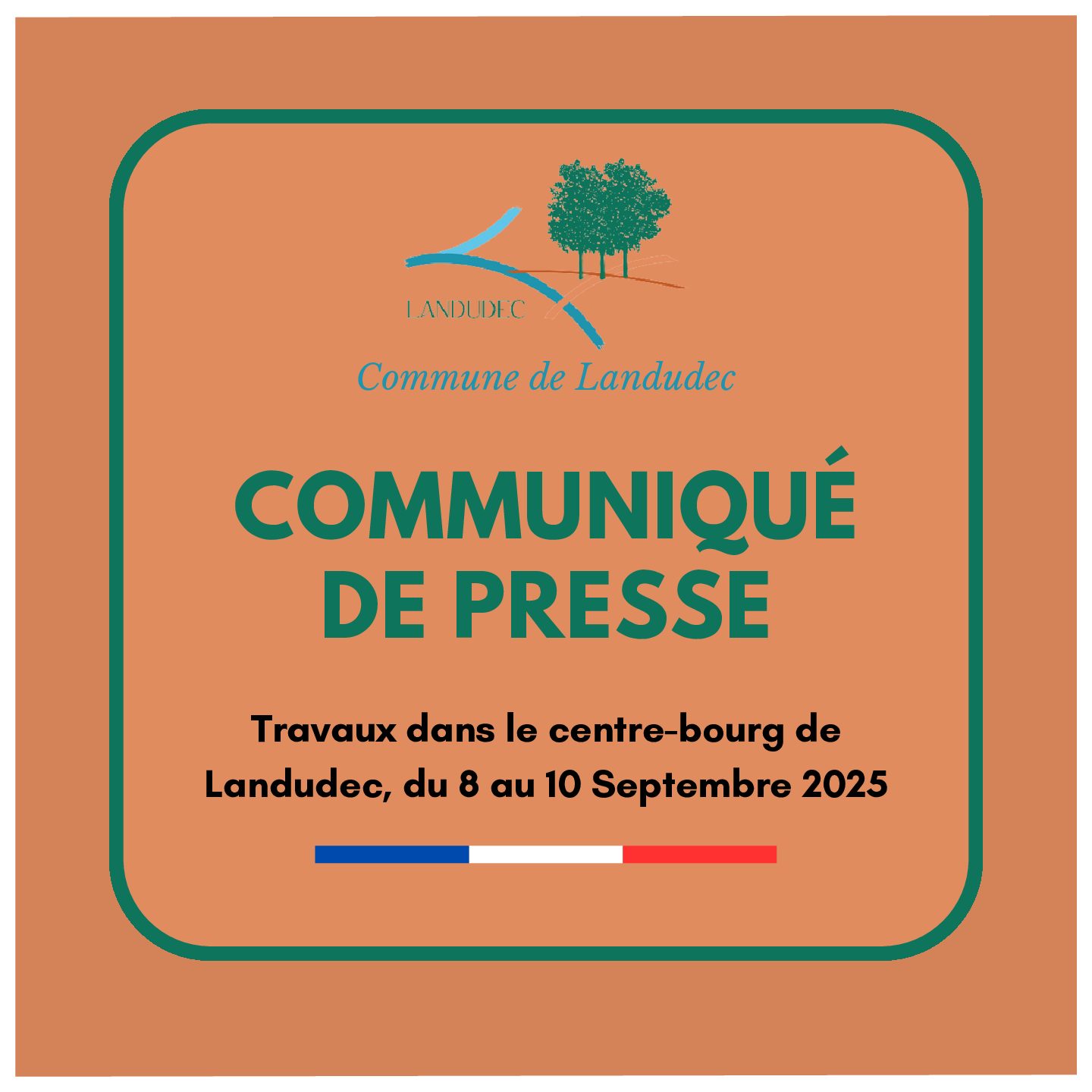 Travaux dans le centre bourg de Landudec