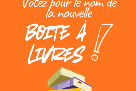 Votez pour le futur nom de la boite à livres !