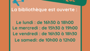 Horaires Bibliothèque municipale Horaires Bibliothèque municipale