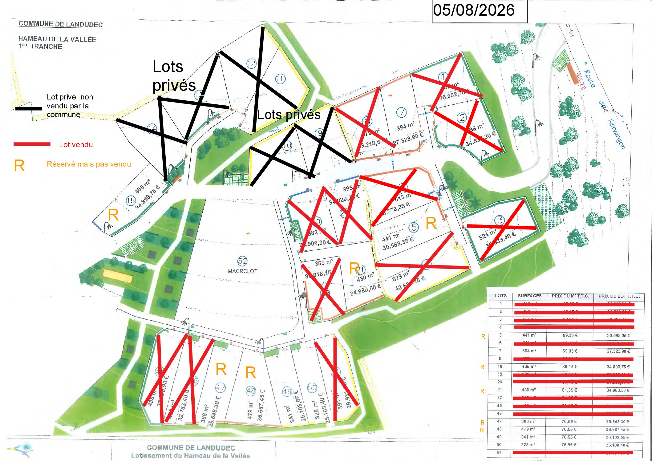 PLAN ET PRIX TRANCHE 1