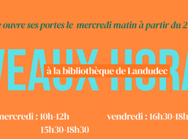 Horaires Bibliothèque municipale Horaires Bibliothèque municipale